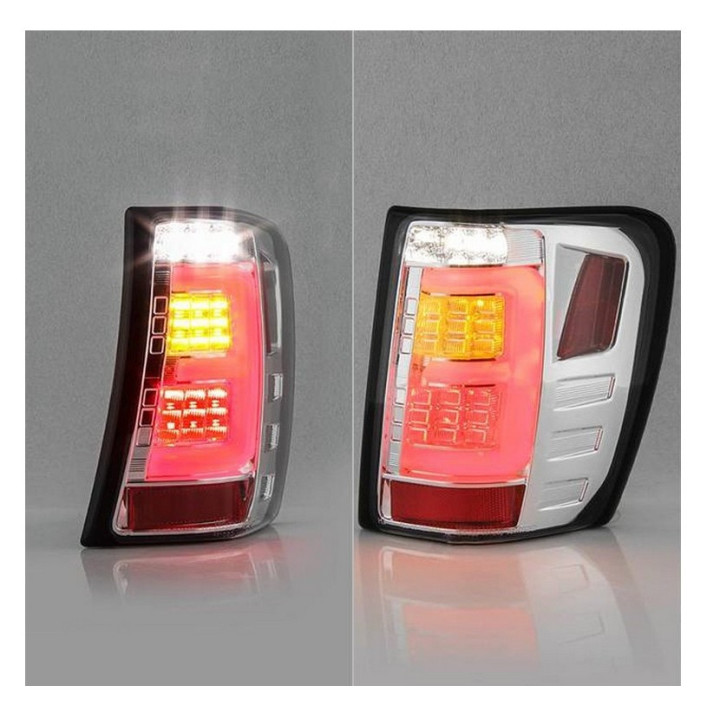 Vol-LED Heckleuchten chrom "Fiber Optic" Spyder Automotive