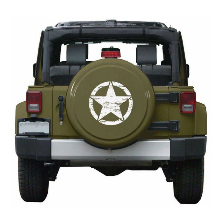 Decal "Ripped-off Armystar" weiss klein
