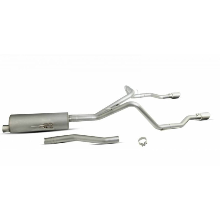 Sportauspuffanlage Gibson Performance "Dual" chrom Edelstahl