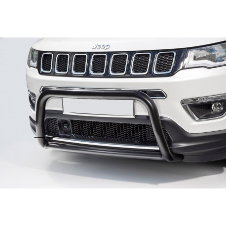 Frontbügel schwarz Jeep Compass (MX) Variante 1 mit E-Prüfzeichen