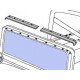 Windshield-Channel für Bikinitop Bestop Jeep CJ7 / Wrangler YJ