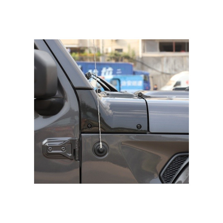 Hood-Protector Kit Carbon Wrangler JL / Gladiator