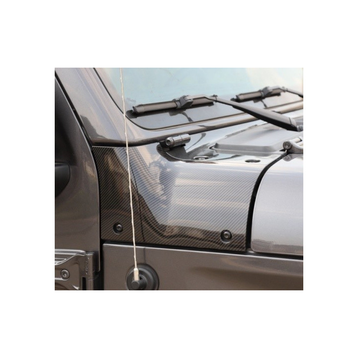 Hood-Protector Kit Carbon Wrangler JL / Gladiator