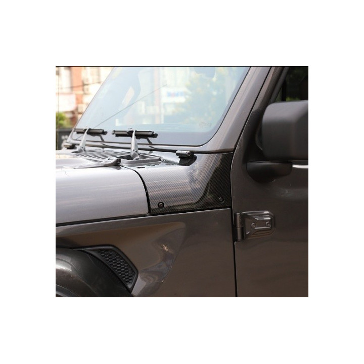 Hood-Protector Kit Carbon Wrangler JL / Gladiator