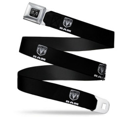 Gürtel "Seatbelt-Style" schwarz mit RAM Schnalle