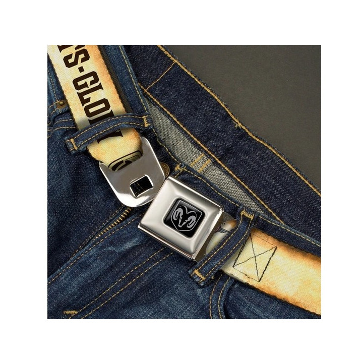 Gürtel "Seatbelt-Style" "Guts-Glory Design" mit RAM-Schnalle