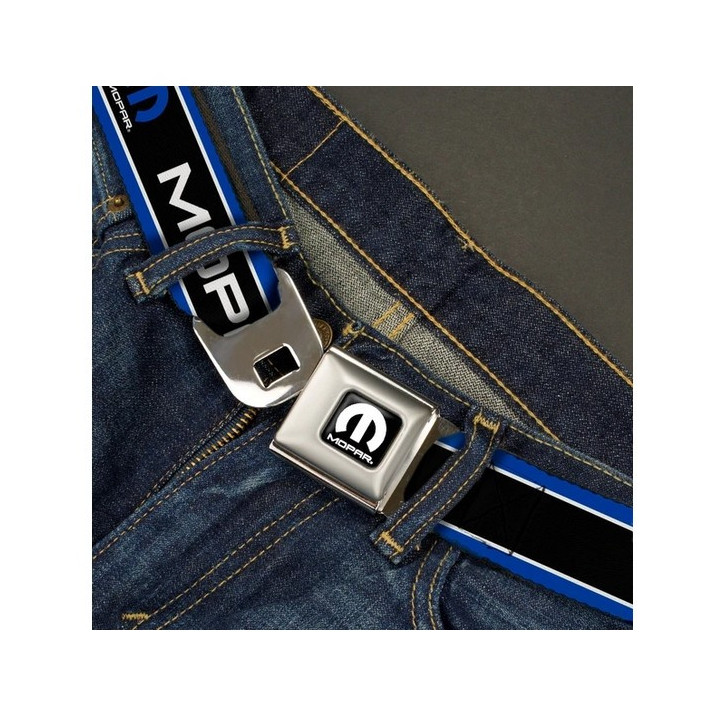 Gürtel "Seatbelt-Style" MOPAR -Schriftzug & MOPAR-Schnalle