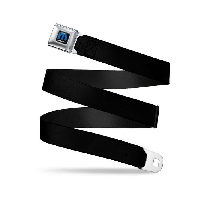 Gürtel "Seatbelt-Style" schwarz mit Mopar-Logo