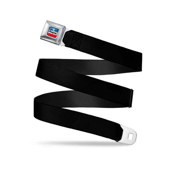 Gürtel "Seatbelt-Style" schwarz mit Mopar-Schnalle