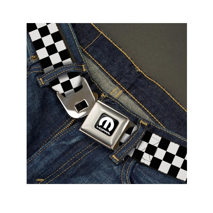 Gürtel "Seatbelt-Style" "Race-Flag" mit Mopar-Schnalle