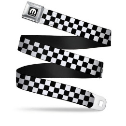 Gürtel "Seatbelt-Style" "Race-Flag" mit Mopar-Schnalle
