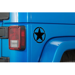 Decal "Stern" schwarz Quadratec