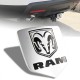Hitch-Cover chrom mit RAM-Head Bullytruck