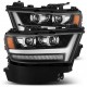 Voll-LED Scheinwerfer schwarz Alpharex RAM 1500