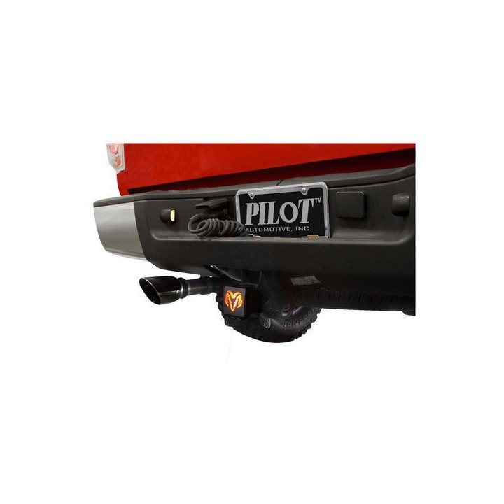 Hitch-Cover schwarz beleuchtet Bullytruck