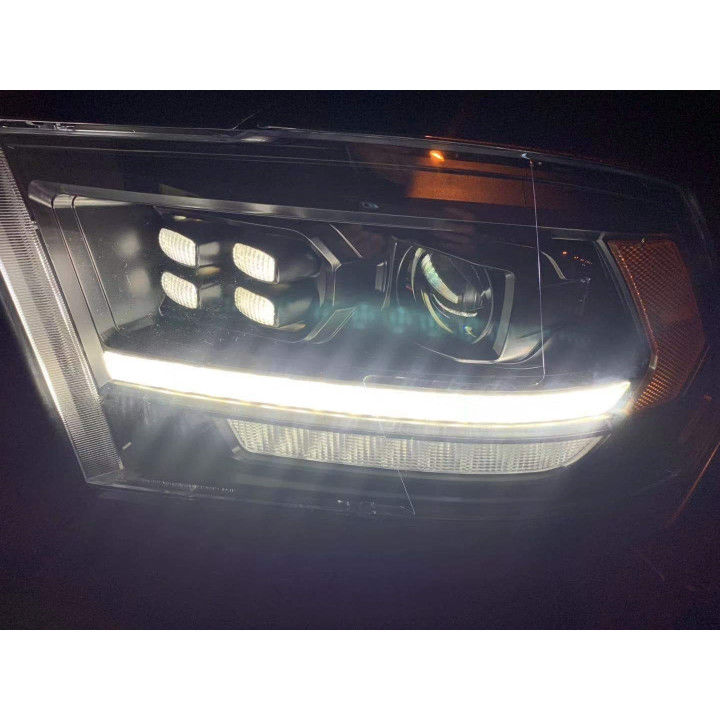 LED-Projektor Scheinwerfer Alpha-Black Alpharex RAM 1500