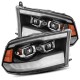 Dual LED-Projektor Scheinwerfer Chrome Alpharex RAM 1500