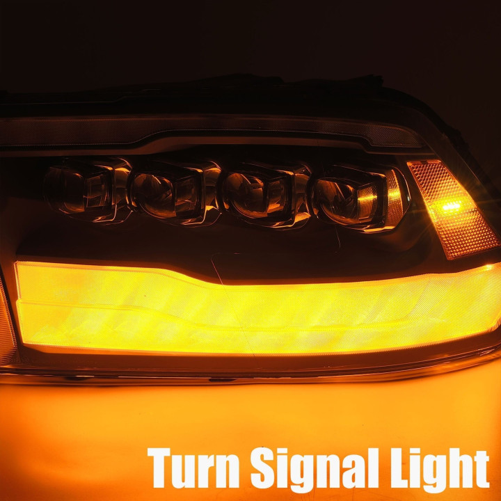 Quad LED-Projektor Scheinwerfer Alpha-Black Alpharex RAM 1500