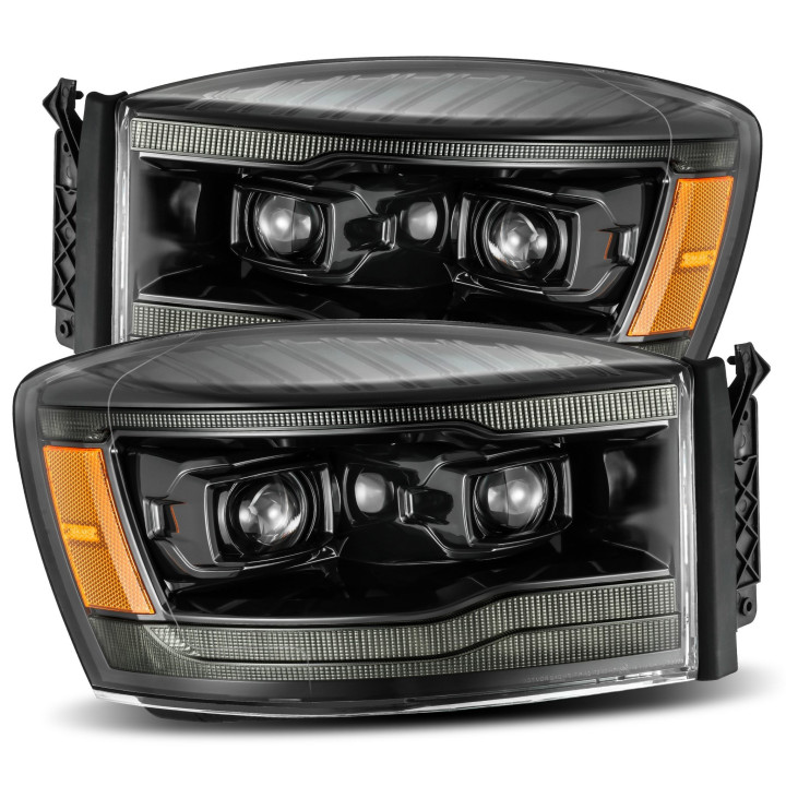 Dual LED-Projektor Scheinwerfer Alpha-Black Alpharex RAM 1500 Jg. 06-08