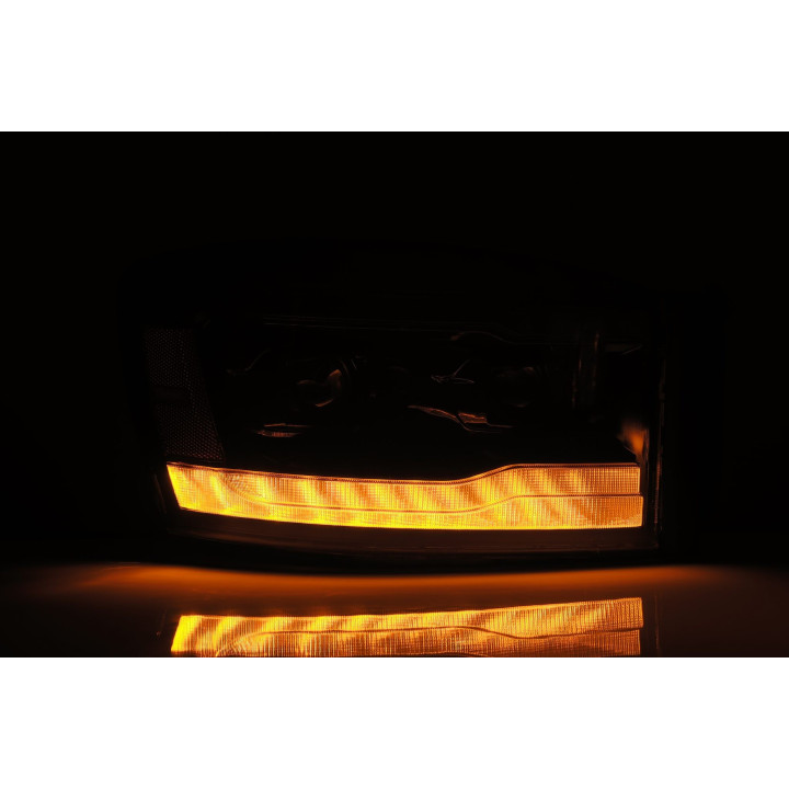 Dual LED-Projektor Scheinwerfer Alpha-Black Alpharex RAM 1500 Jg. 06-08