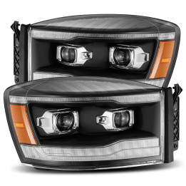 Dual LED-Projektor Scheinwerfer Alpha-Black Alpharex RAM 1500 Jg. 06-08
