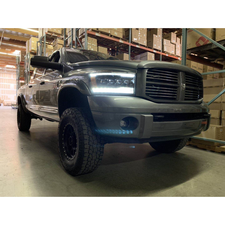 Quad LED-Projektor Scheinwerfer Alpha-Black Alpharex RAM 1500 Jg. 06-08