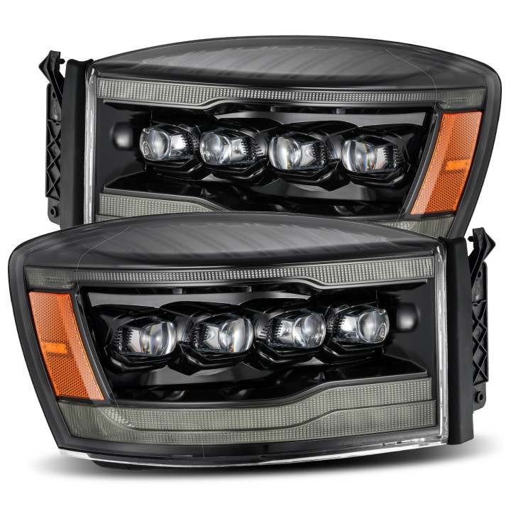 Quad LED-Projektor Scheinwerfer Alpha-Black Alpharex RAM 1500 Jg. 06-08