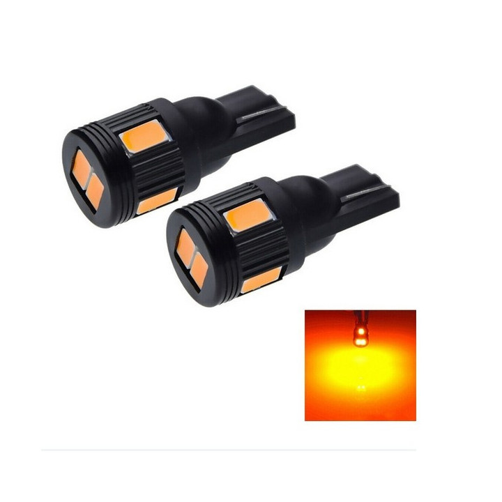 LED Glassockel orange