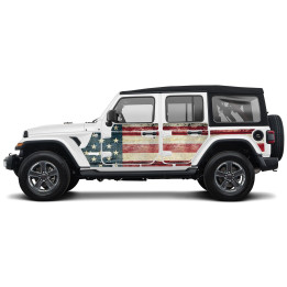 Magnet-Folie "Mek Magnet" mit verschiedenen Motiven Wrangler JL 4-Door