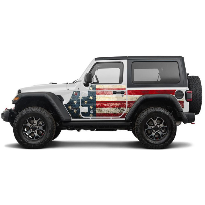 Magnet-Folie "Mek Magnet" mit verschiedenen Motiven Wrangler JL 2-Door