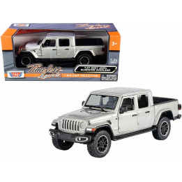 Modellauto Jeep Gladiator silber 1:24