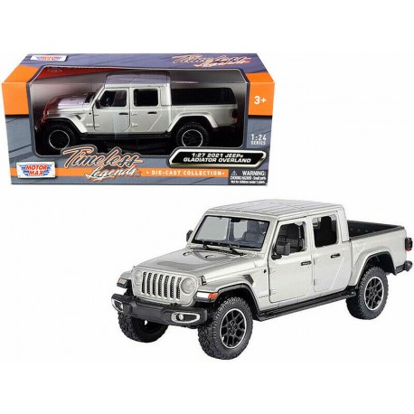 Modellauto Jeep Gladiator silber 1:24