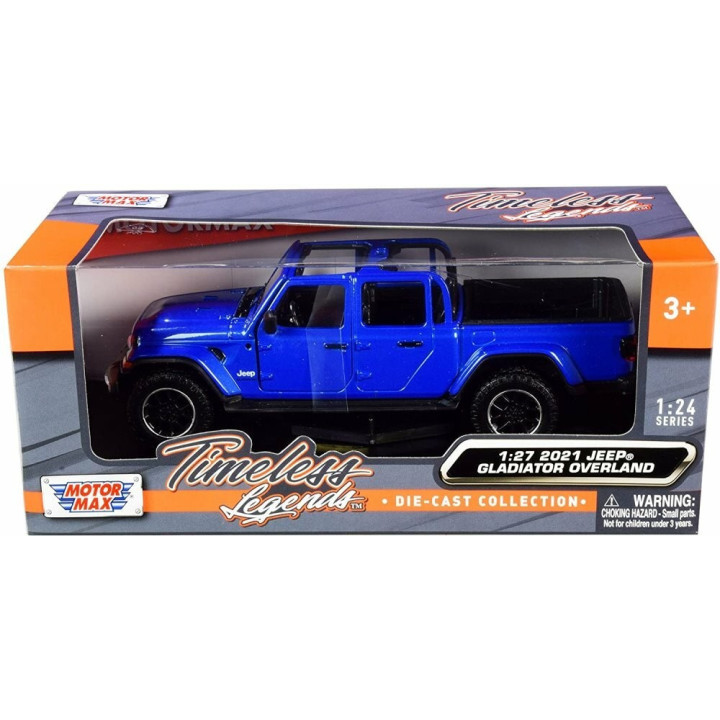 Modellauto Jeep Gladiator blau 1:24