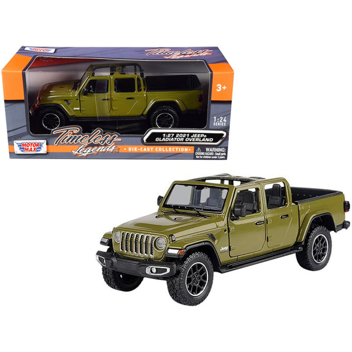 Modellauto Jeep Gladiator olivgrün 1:24