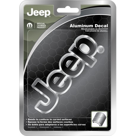 Aluminium Jeep-Logo universal Plasticolor