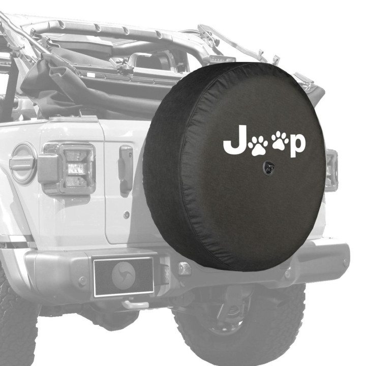 Reserveradabdeckung "Paw" Stoff Wrangler JL