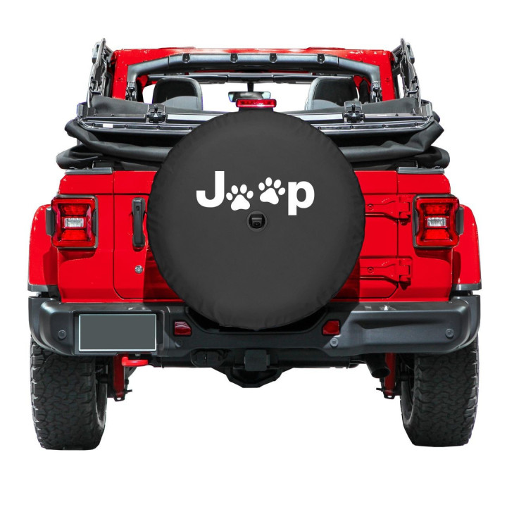 Reserveradabdeckung "Paw" Stoff Wrangler JL