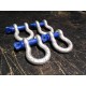 D-Shackle 4.75T mit blauem Bolzen