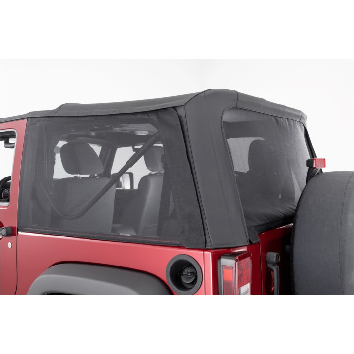 Mesh Window-Kit für Original Softtop Wrangler JK 2-Door
