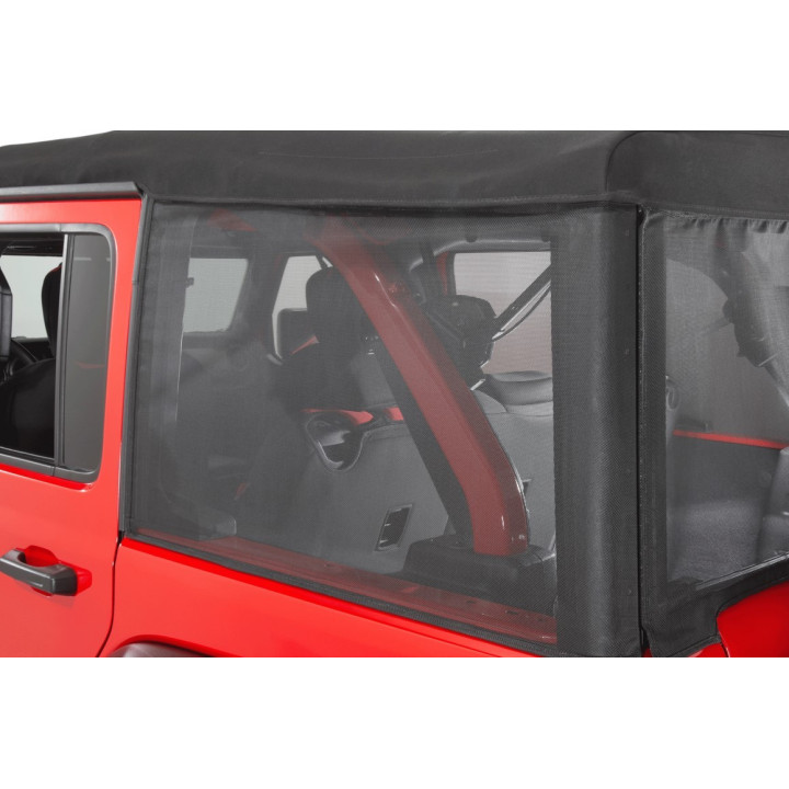 Mesh Window-Kit für Original Softtop Wrangler JL 4-Door