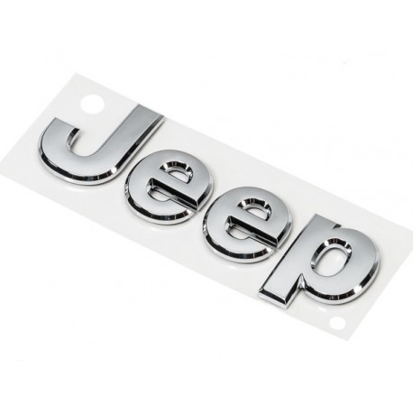 Jeep Emblem silber