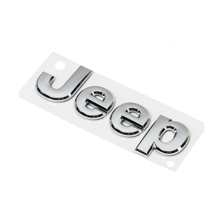 Jeep Emblem silber