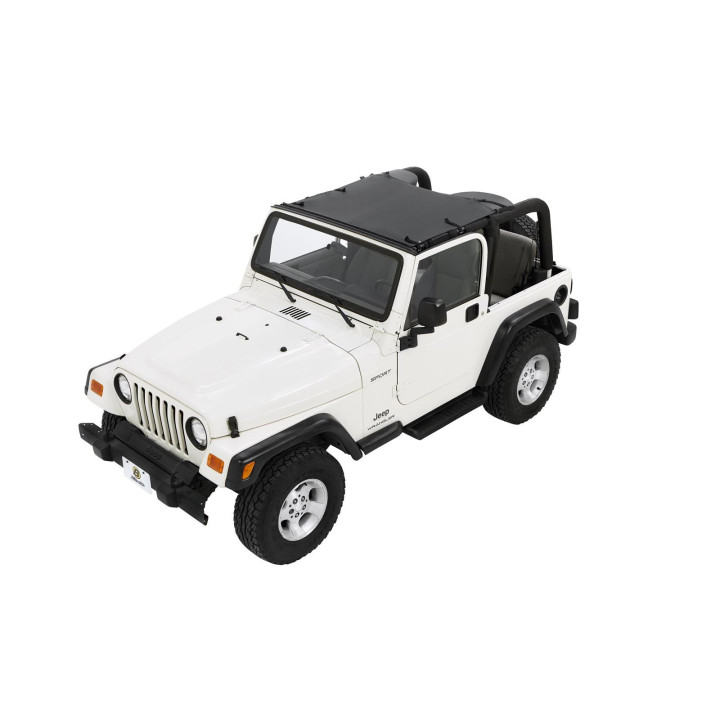 Bikini-Top Bestop "Targa Style" schwarz Wrangler TJ
