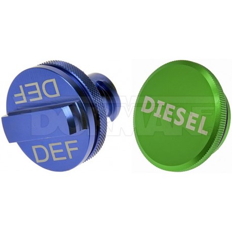 Aluminium Tankdeckel-Set Diesel und AdBlue Dorman