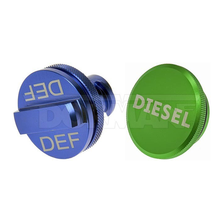Aluminium Tankdeckel-Set Diesel und AdBlue Dorman
