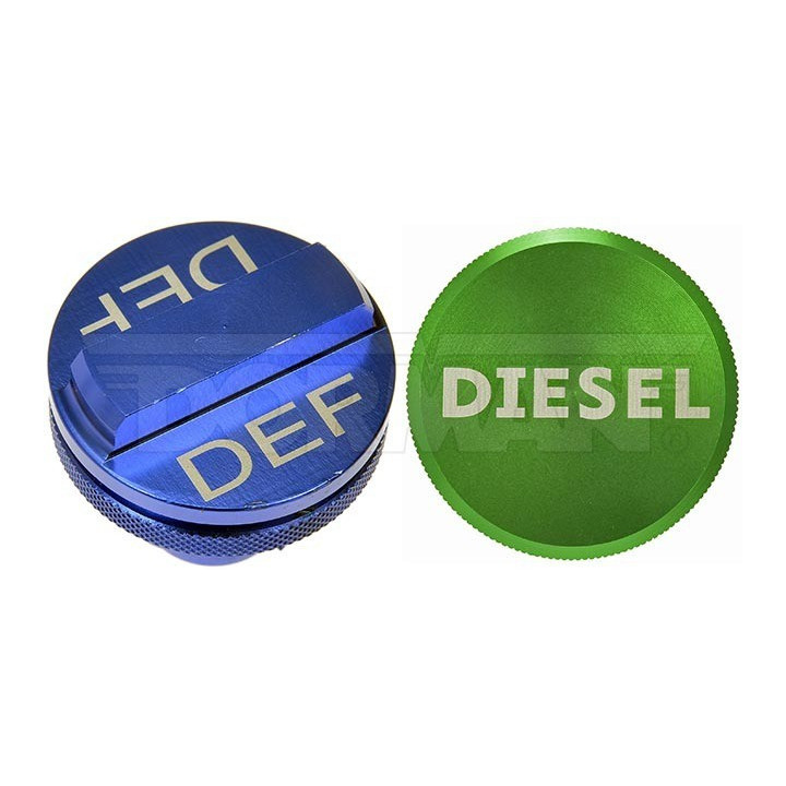 Aluminium Tankdeckel-Set Diesel und AdBlue Dorman
