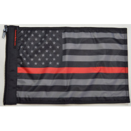 Forever Wave Flagge "Fire Department Support"