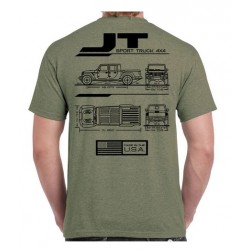 Gladiator JT Blueprint T-Shirt grün