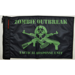 Forever Wave Flagge "Zombie Outbreak"