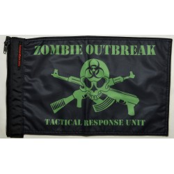 Forever Wave Flagge "Zombie Outbreak"